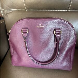 Kate Spade Purple Satchel Bag
